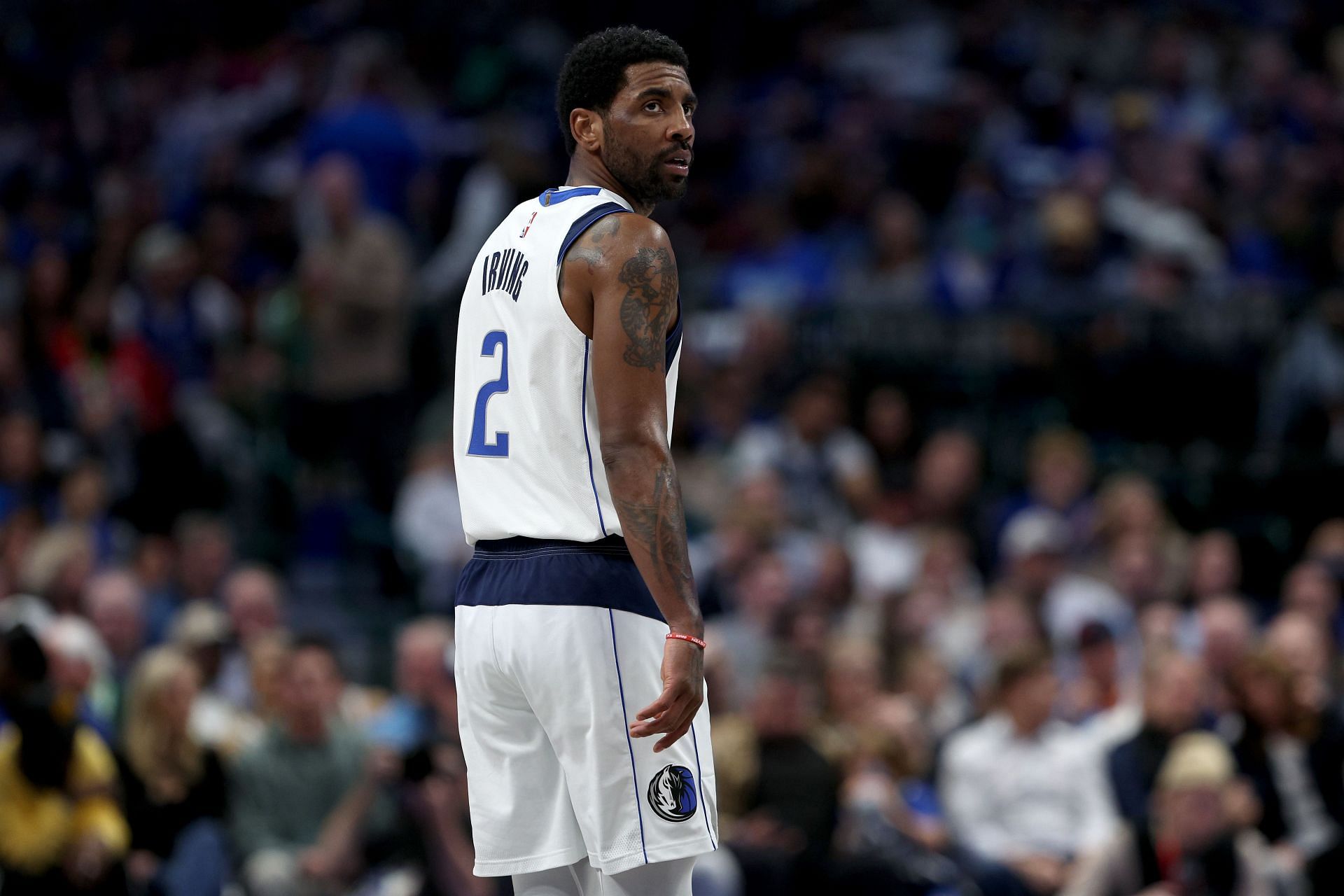 The Mavericks have won only five games since acquiring Irving (Image via Getty Images)