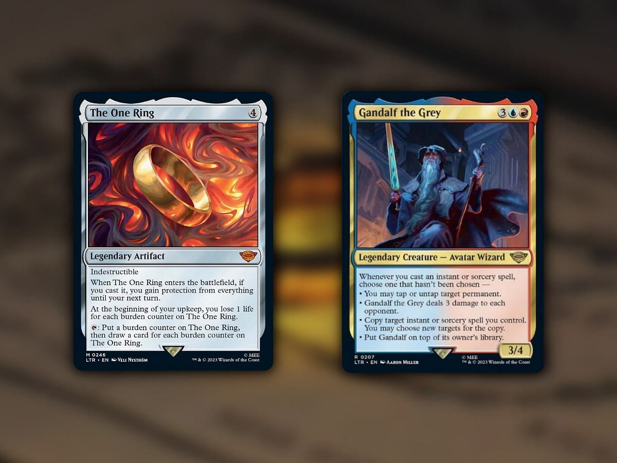 Lord of the Rings: Magic: The Gathering's Lord of the Rings expansion  reveals Gandalf the Grey and The One Ring