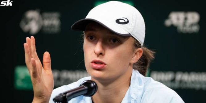 "Everything we discuss in tennis is more about Belarusian and Russian players" - Iga Swiatek calls for more attention towards Ukrainian players