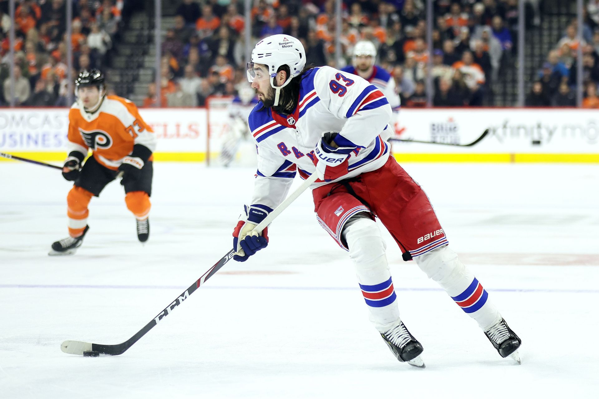 NHL - New York Rangers v Philadelphia Flyers