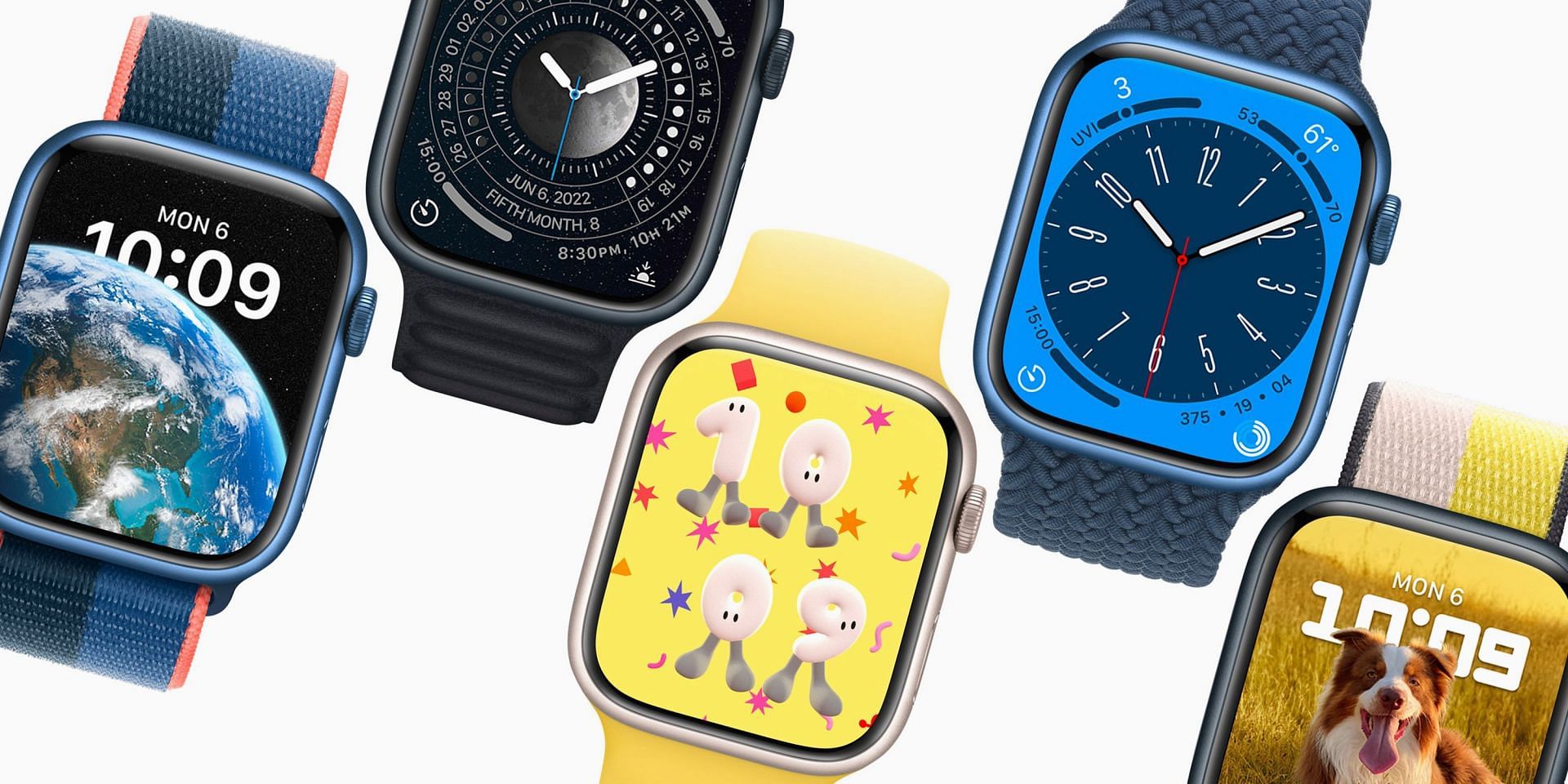 Customizing Apple Watch faces (Image via Apple)