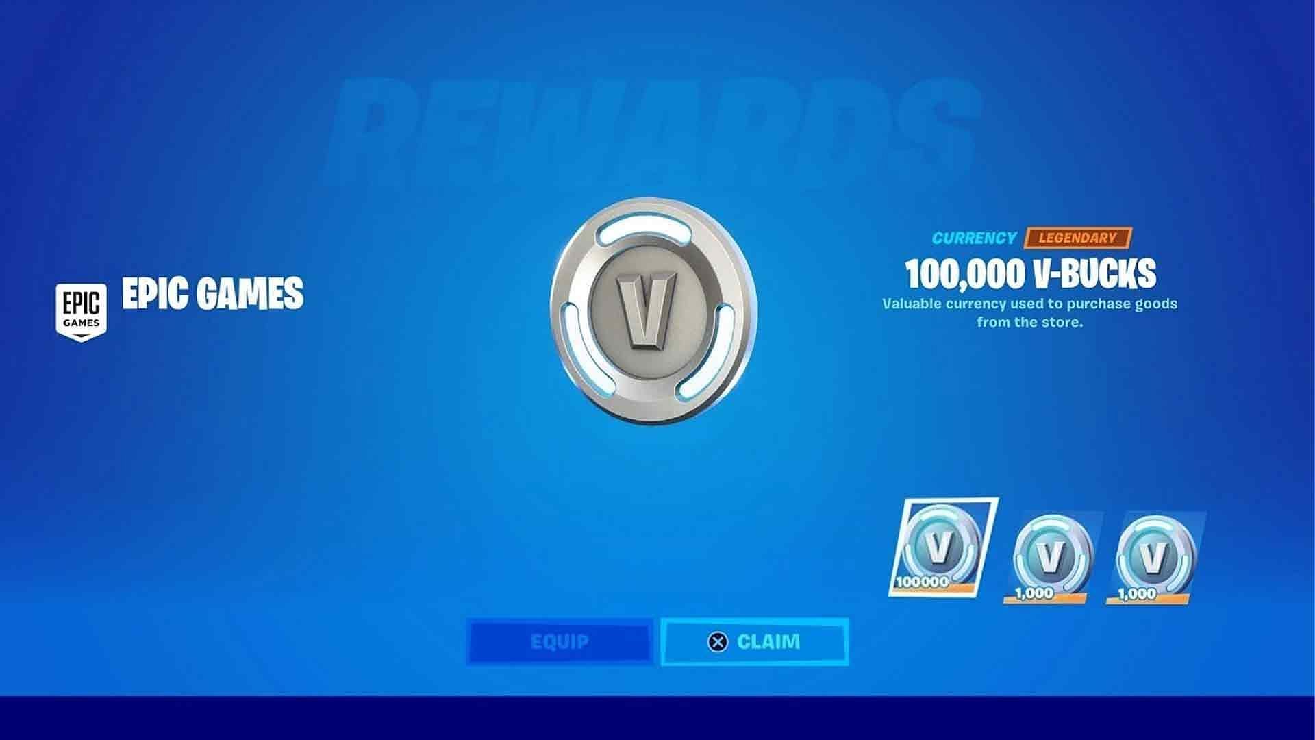 5,000 V-Bucks - Epic Games Store