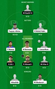 PAG vs SVD Dream11 Prediction - ICCA Arabian T20 League