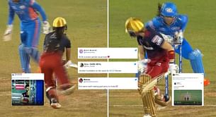 "Name itself making GOAT Perry to choke" - Fans troll RCB after another batting collapse in WPL 2023 against MI