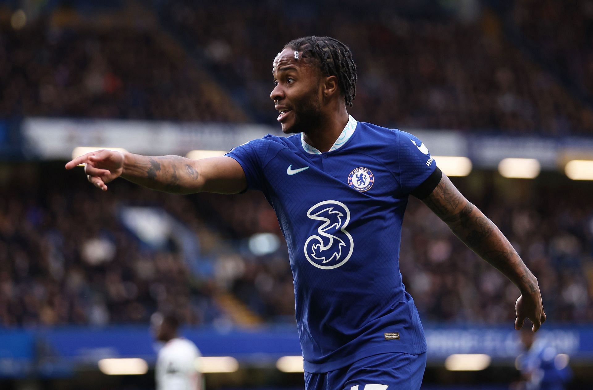 Raheem Sterling has been linked with an exit from Stamford Bridge.