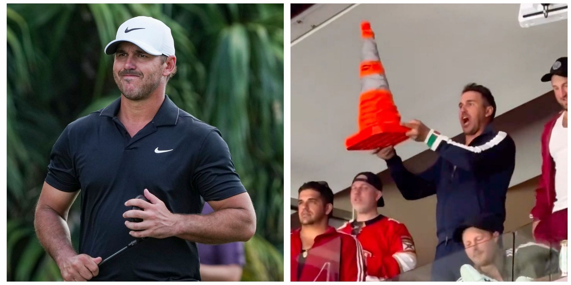 Brooks Koepka fires NSFW traffic cone diss at Panthers' Aaron Ekblad