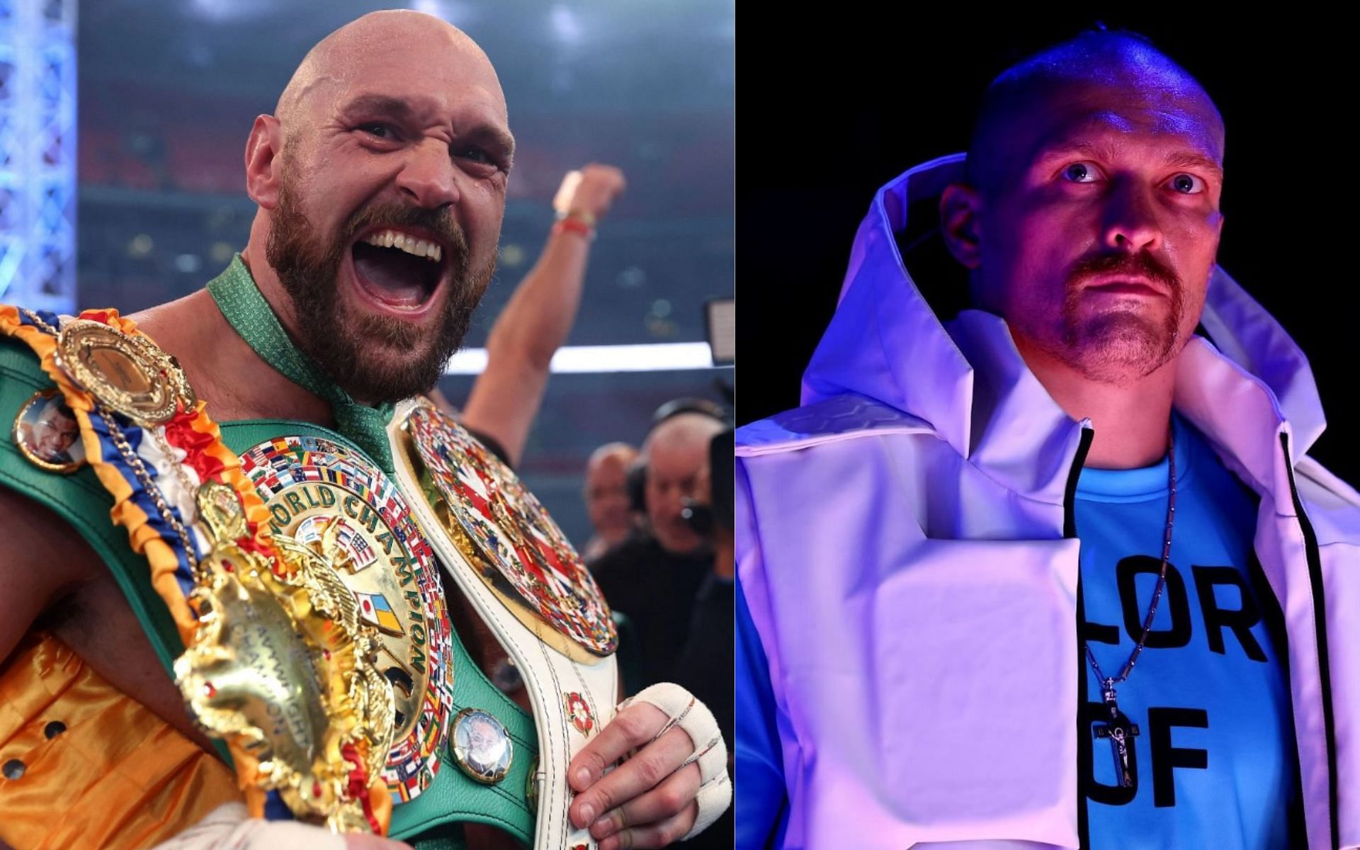 Tyson Fury (Left) and Oleksandr Usyk (Right) (Image Credits; Getty Images)