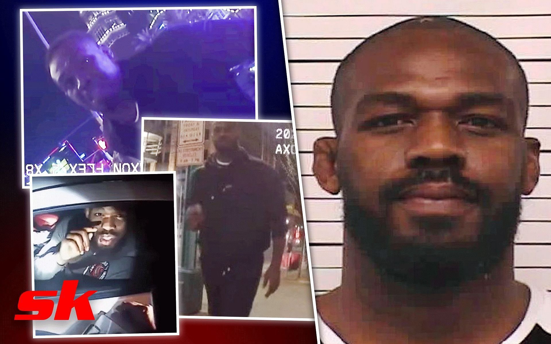 Jon Jones DUI and other cases [Images via: @BSO, @theScore, @nypost and @KwooX96 on Twitter] 