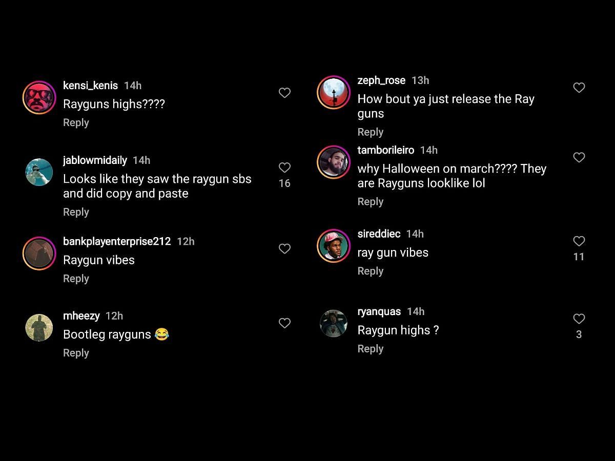 Fans react to the latest SB Dunk High &quot;Sweet Tooth&quot; Halloween 2023 sneakers, as they compare it to the 2005-release SB Dunk Low Pro &quot;Rayguns&quot; (Image via Sportskeeda)