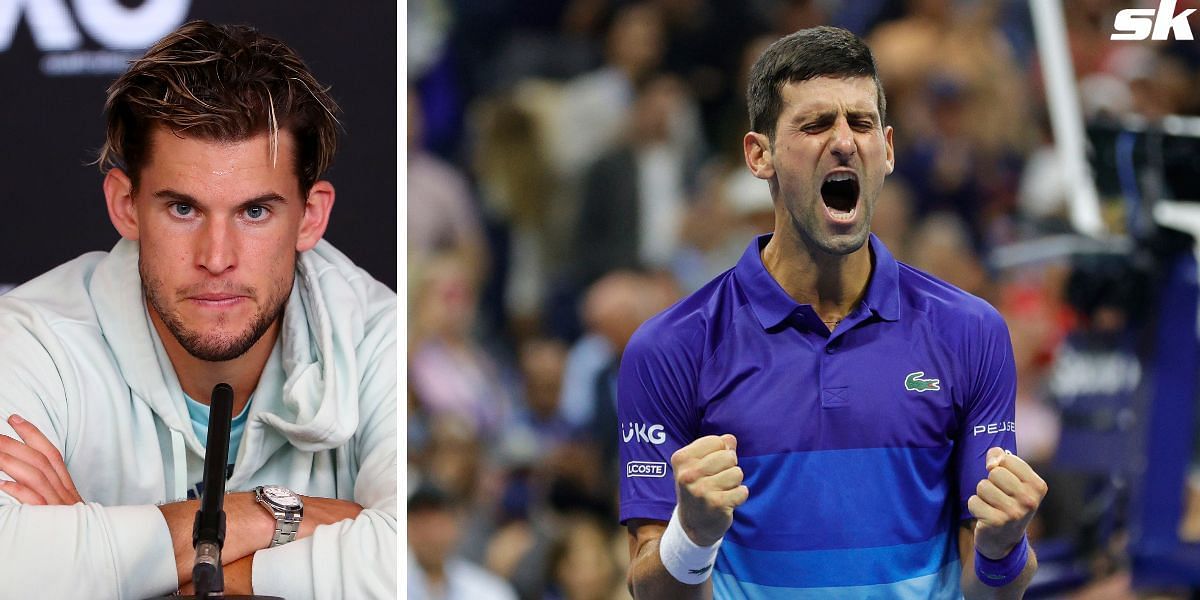 Dominic Thiem believes Novak Djokovic will be happy if he