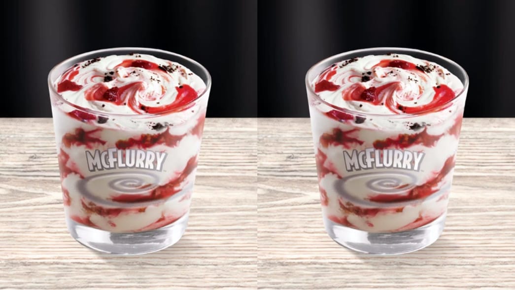 McDonald’s Strawberry Shortcake McFlurry availability, nutritional