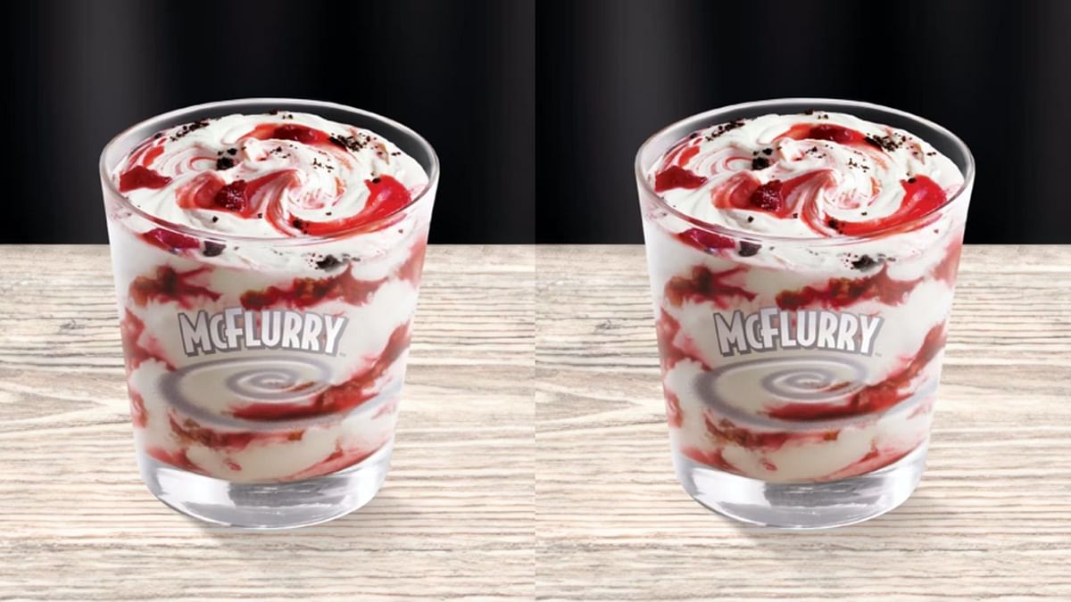 McDonald’s Strawberry Shortcake McFlurry availability, nutritional