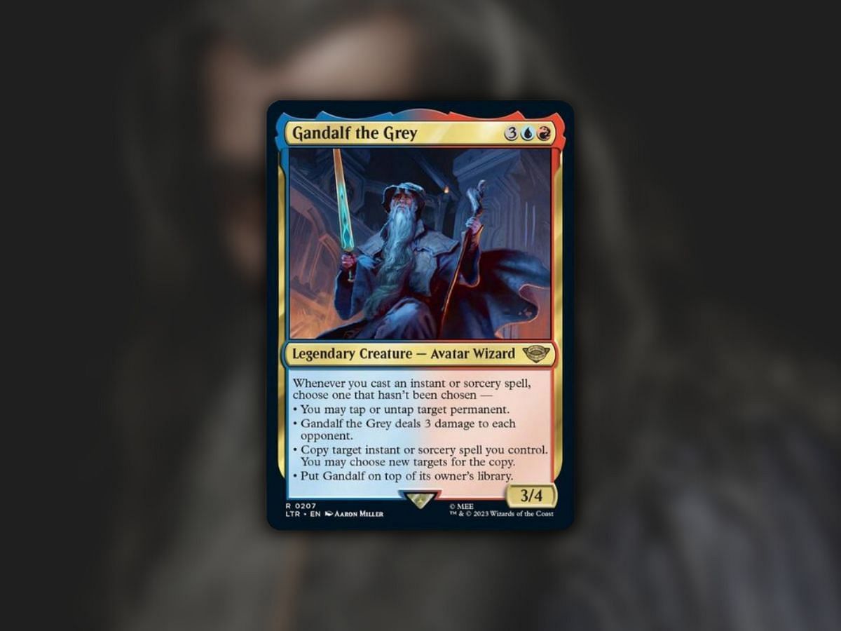 Gandalf the Grey in Magic: The Gathering (Image via Wizards of the Coast)