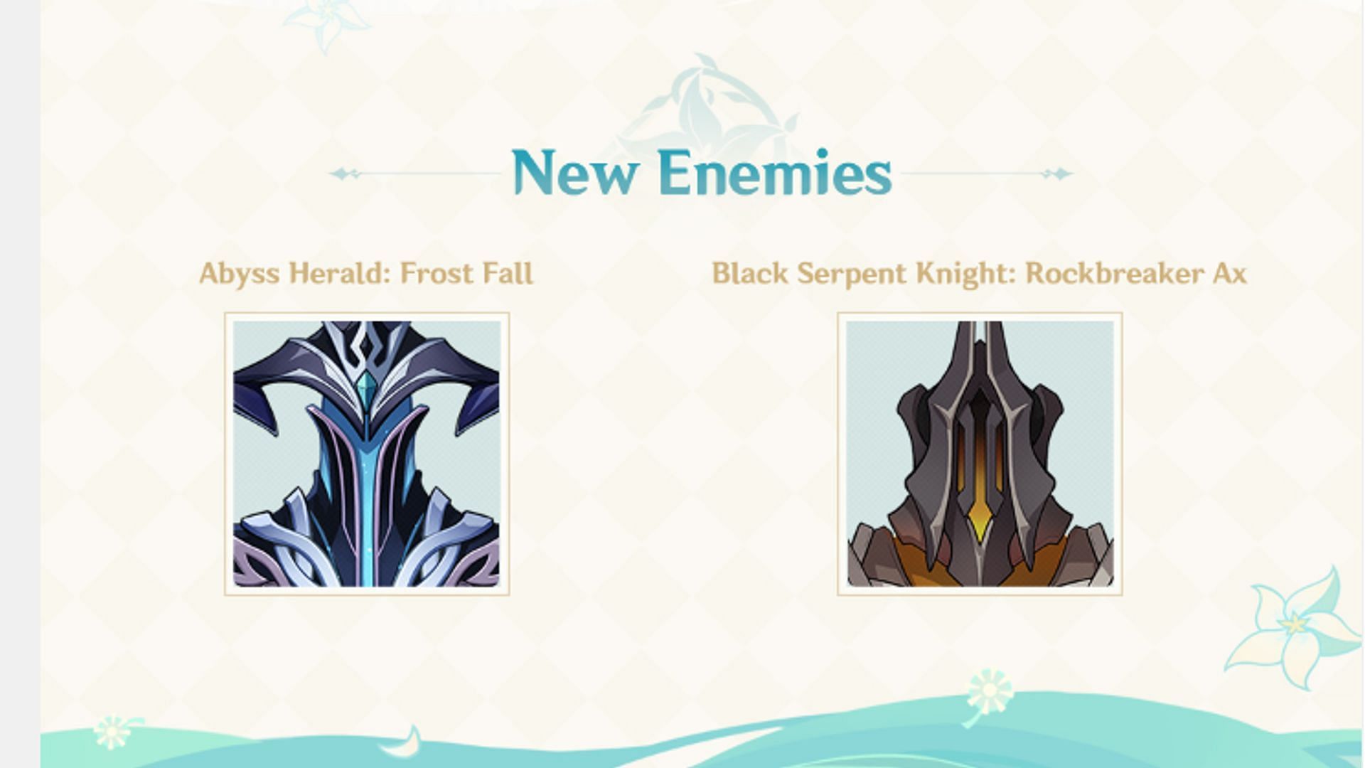 The two new enemies (Image via HoYoverse)