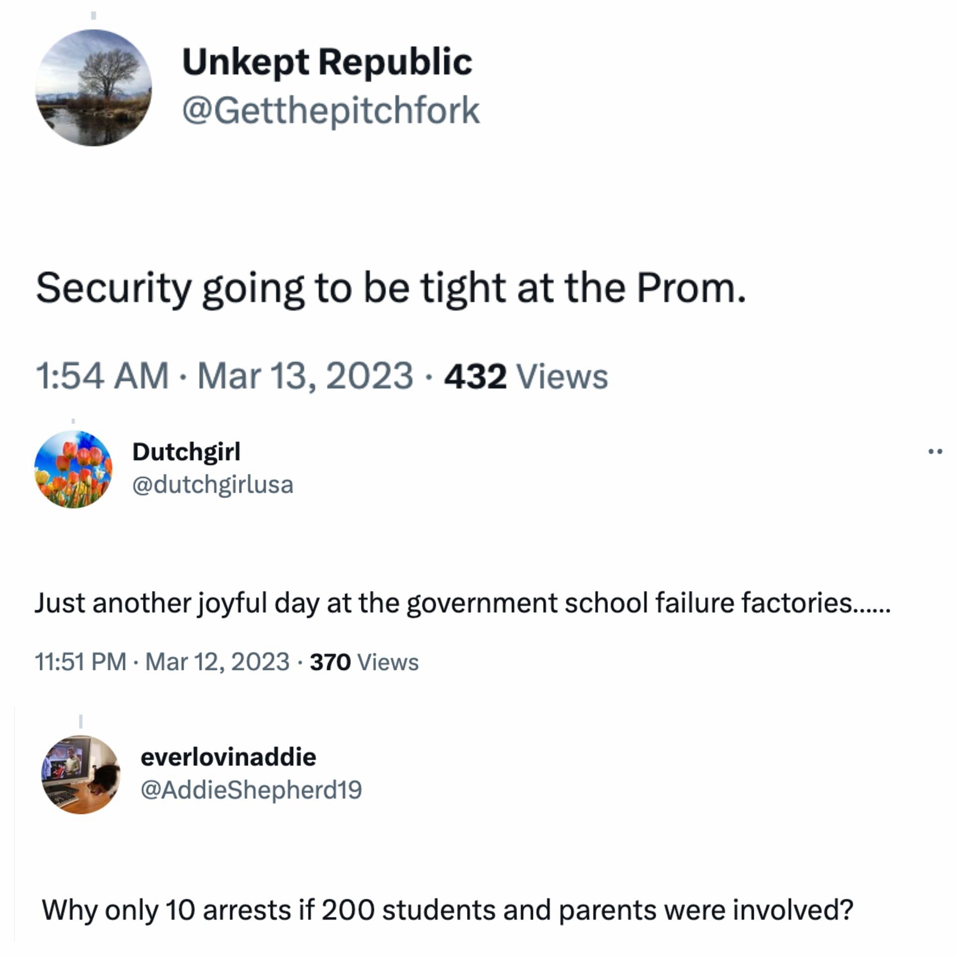 Social media users stunned after seeing the massive fight at the Louisiana High School in which 200 students, and parents were involved. (Image via Twitter)