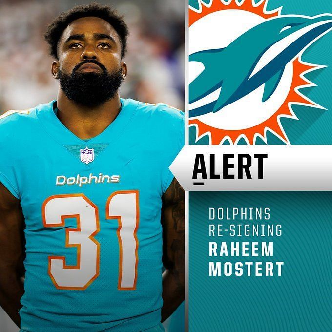 Dolphins sign running back Raheeem Mostert to a 2-year deal