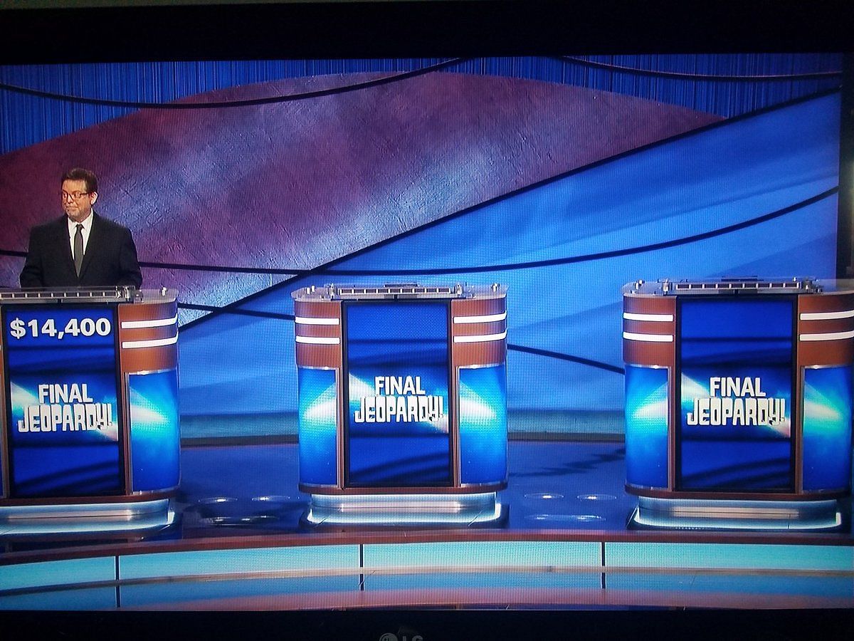 A still from Jeopardy! (Image via @Jeopardy/Instagram)