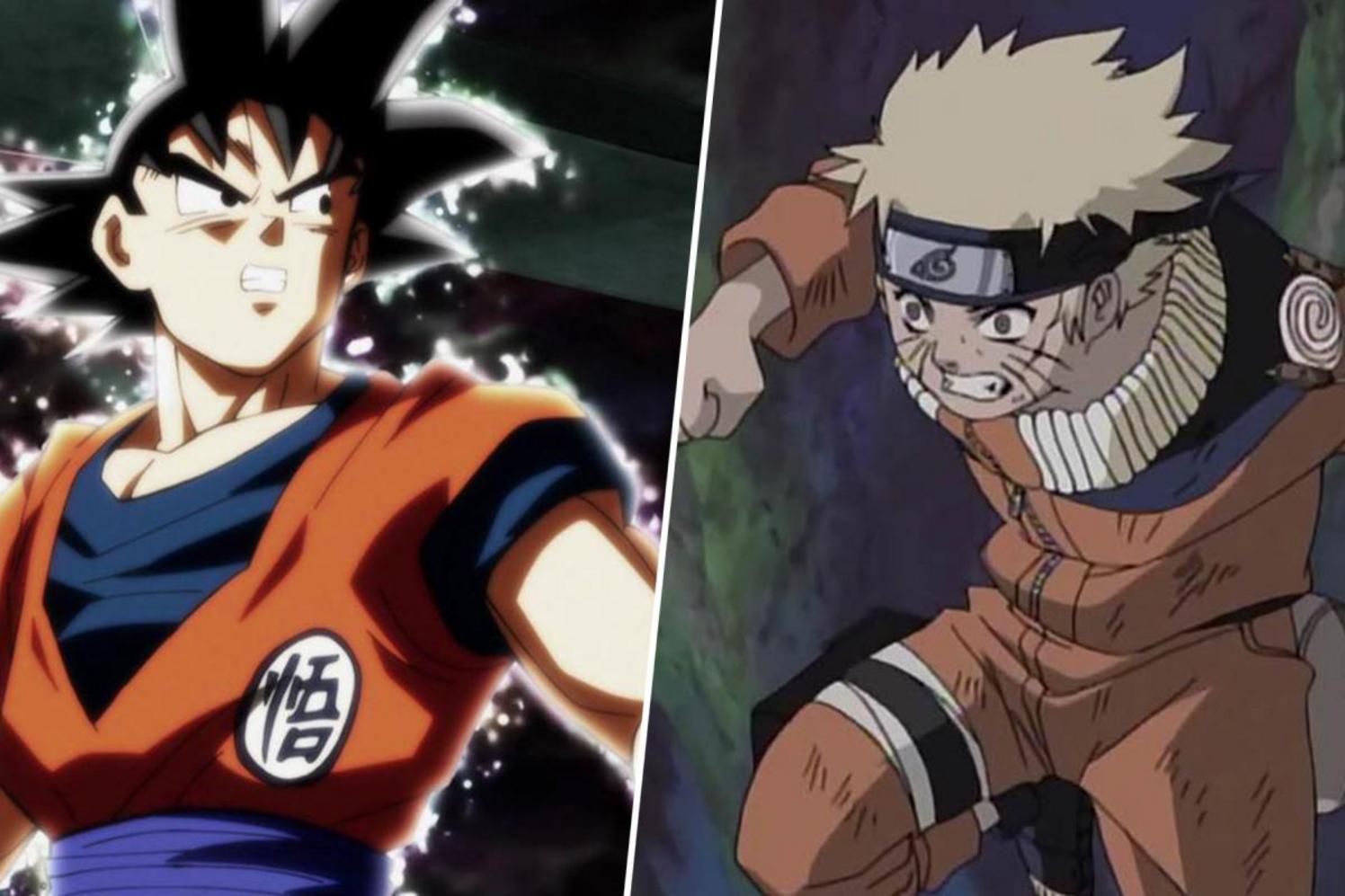 Dragon Ball Z vs Naruto (Image via Toei animation/Pierrot)