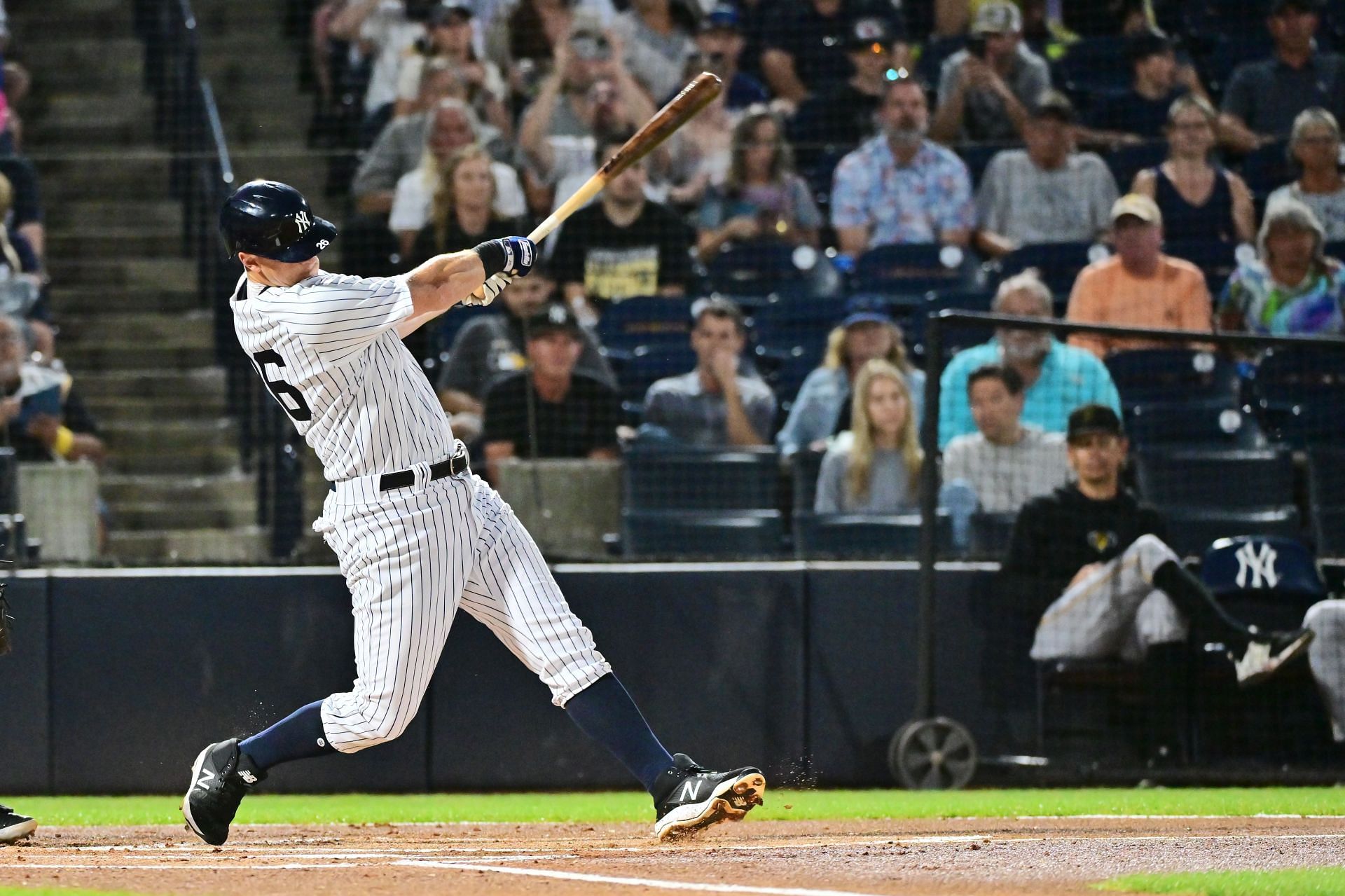 Blue Jays-Yankees at Yankee Stadium batting leadoff on Opening Day