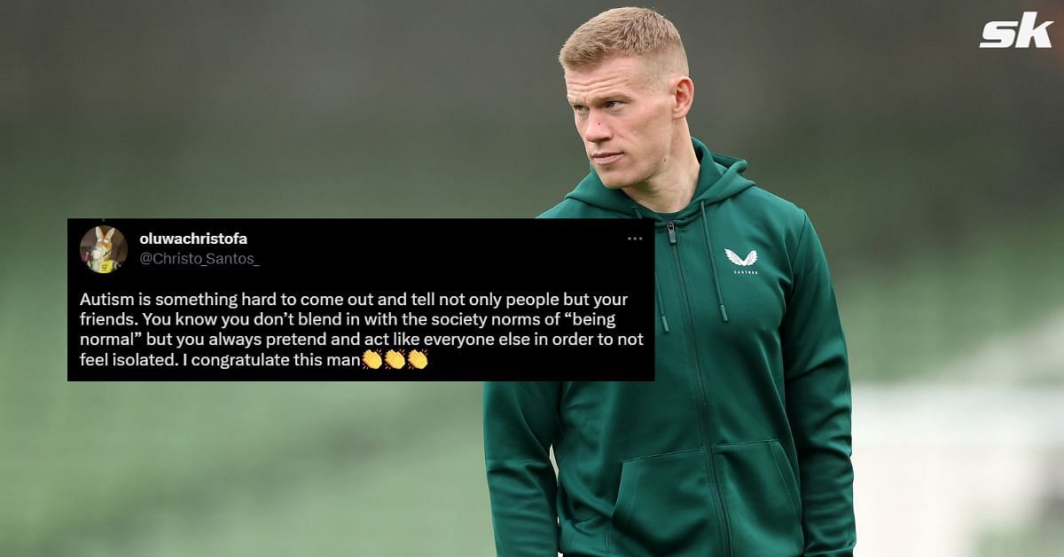 James McClean gains support from fans after revealing autism diagonsis.