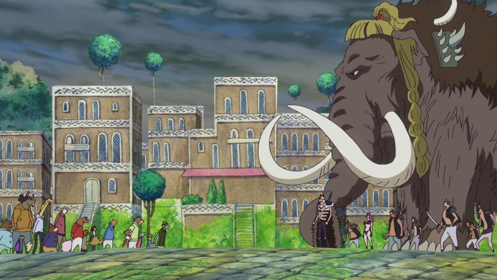 The battle between Jack and the Minks lasted five days (Image via Toei Animation, One Piece)