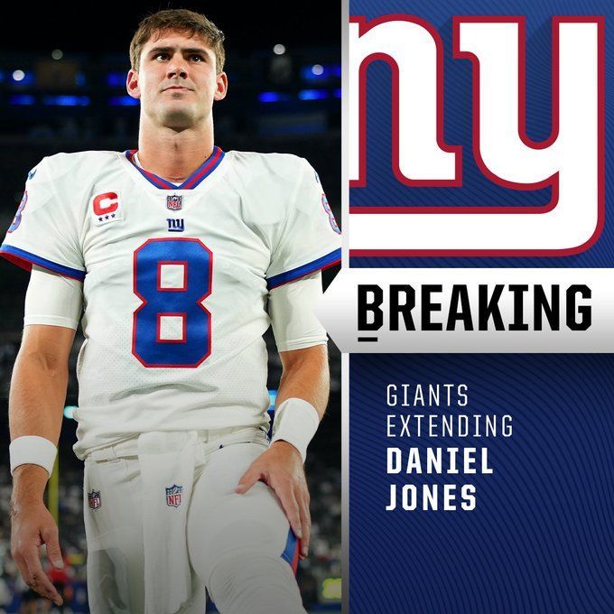 Daniel Jones' 2023 cap number with $160M Giants contract