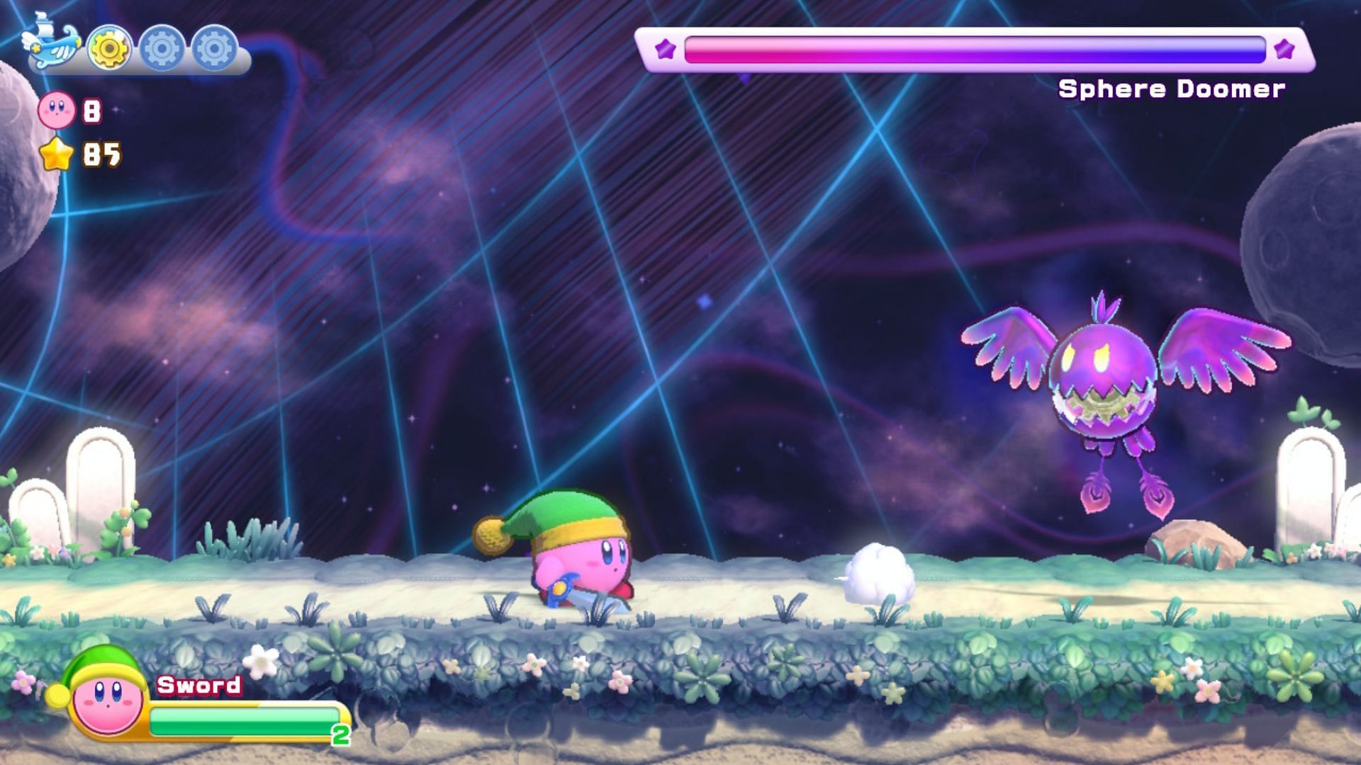 Although the boss fights lack challenge, they can be pretty fun regardless (Image via Nintendo)