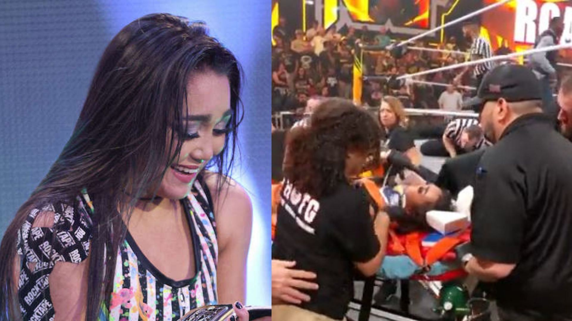 WWE Hall of Famers rushed to Roxanne Perez after health scare on NXT event