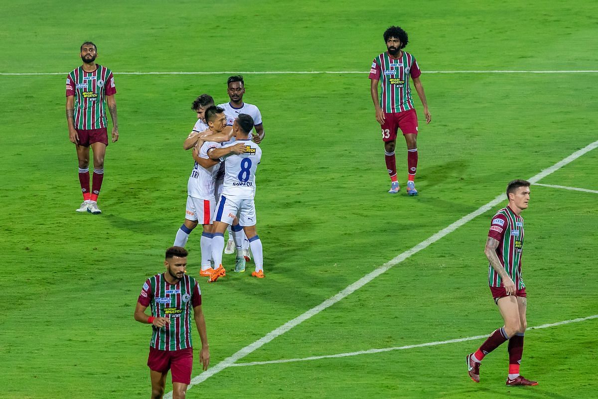 The BFC players failed to keep their cool during the penalty shootouts (Image courtesy: ISL Media)