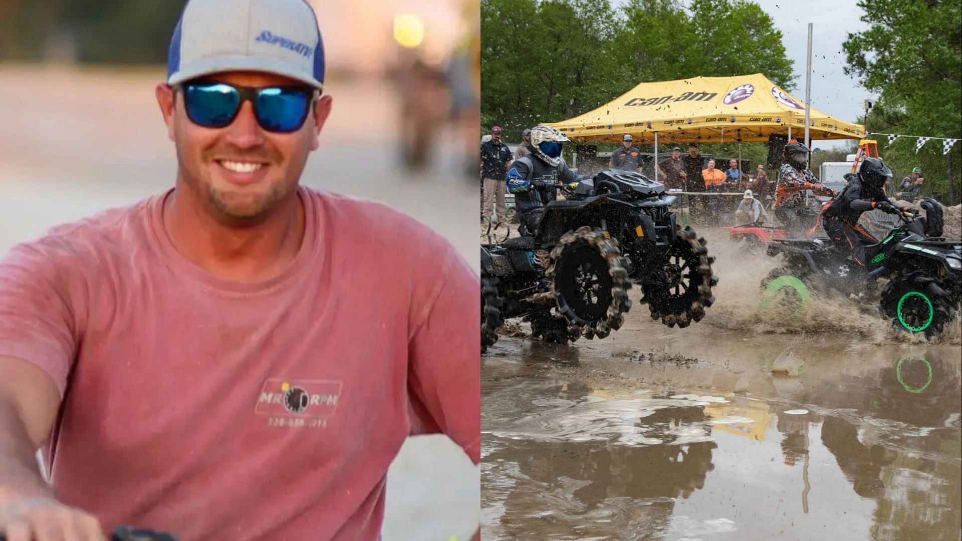 Mud rider Robert Parker dies after an ATV accident (Image via STM Power Sports and Facebook)