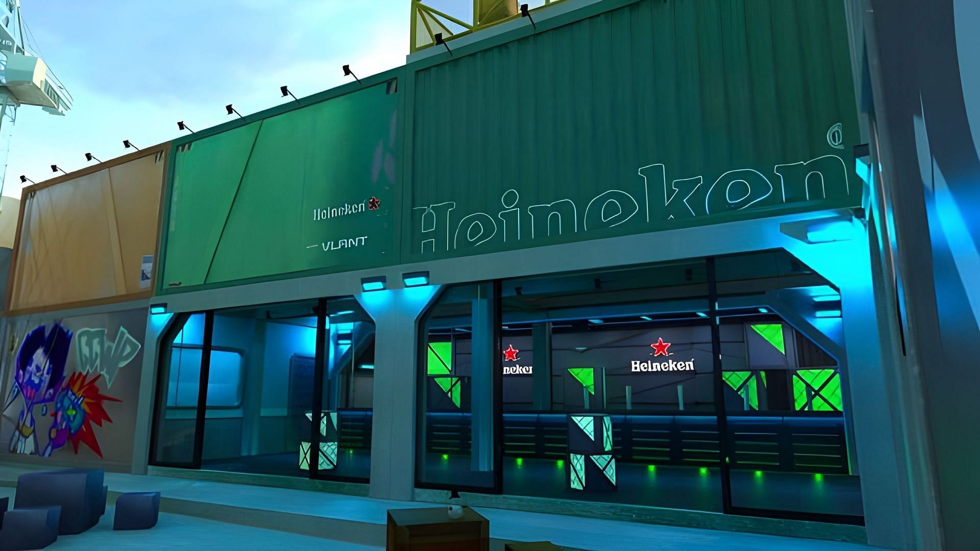 Heineken unveils Valorant-themed bar in Brazil to celebrate VCT Americas League 2023(Image via Heineken)