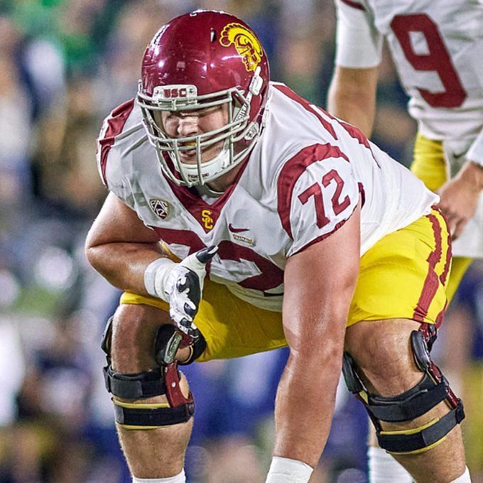 Tom Pelissero on X: USC OL Andrew Vorhees, a top-100 prospect in the 2023 NFL  Draft, is feared to have suffered a torn ACL during drills at the combine  Sunday, per source.