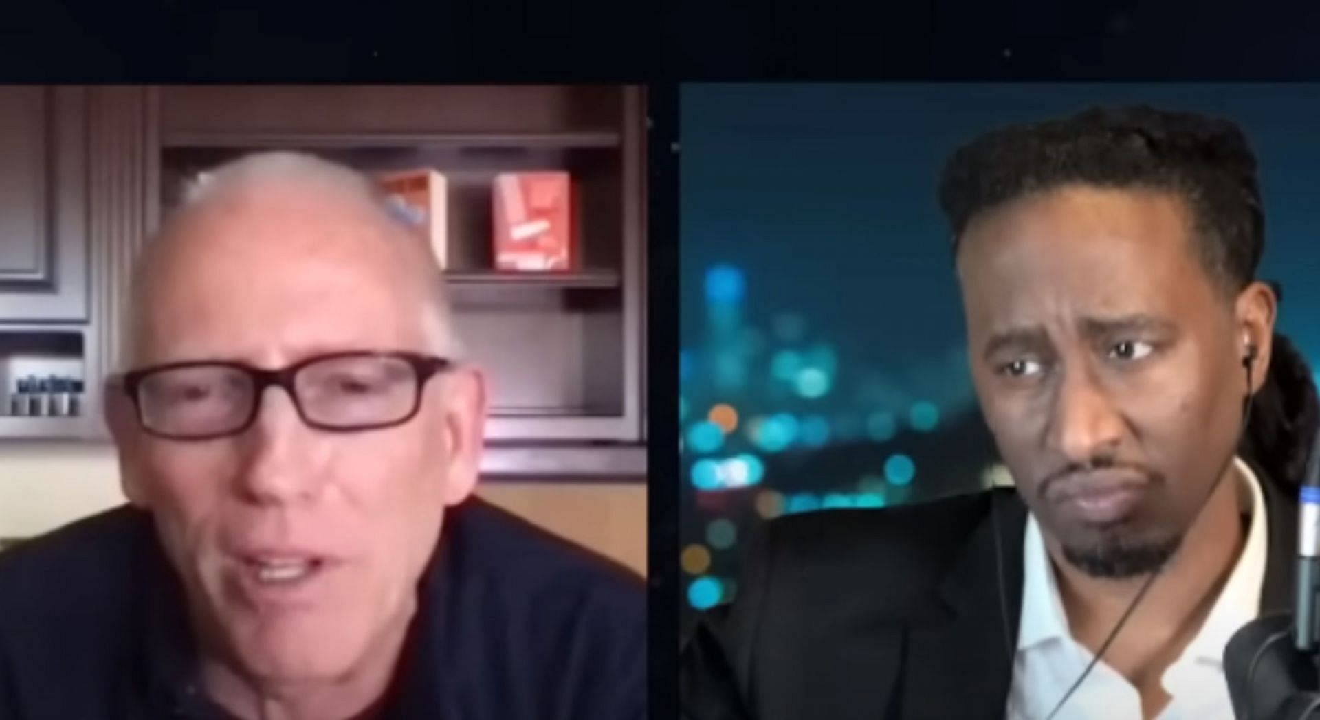 Hotep Jesus&rsquo; interview with Scott Adams left netizens divided (Image via Hotep Jesus/YouTube)