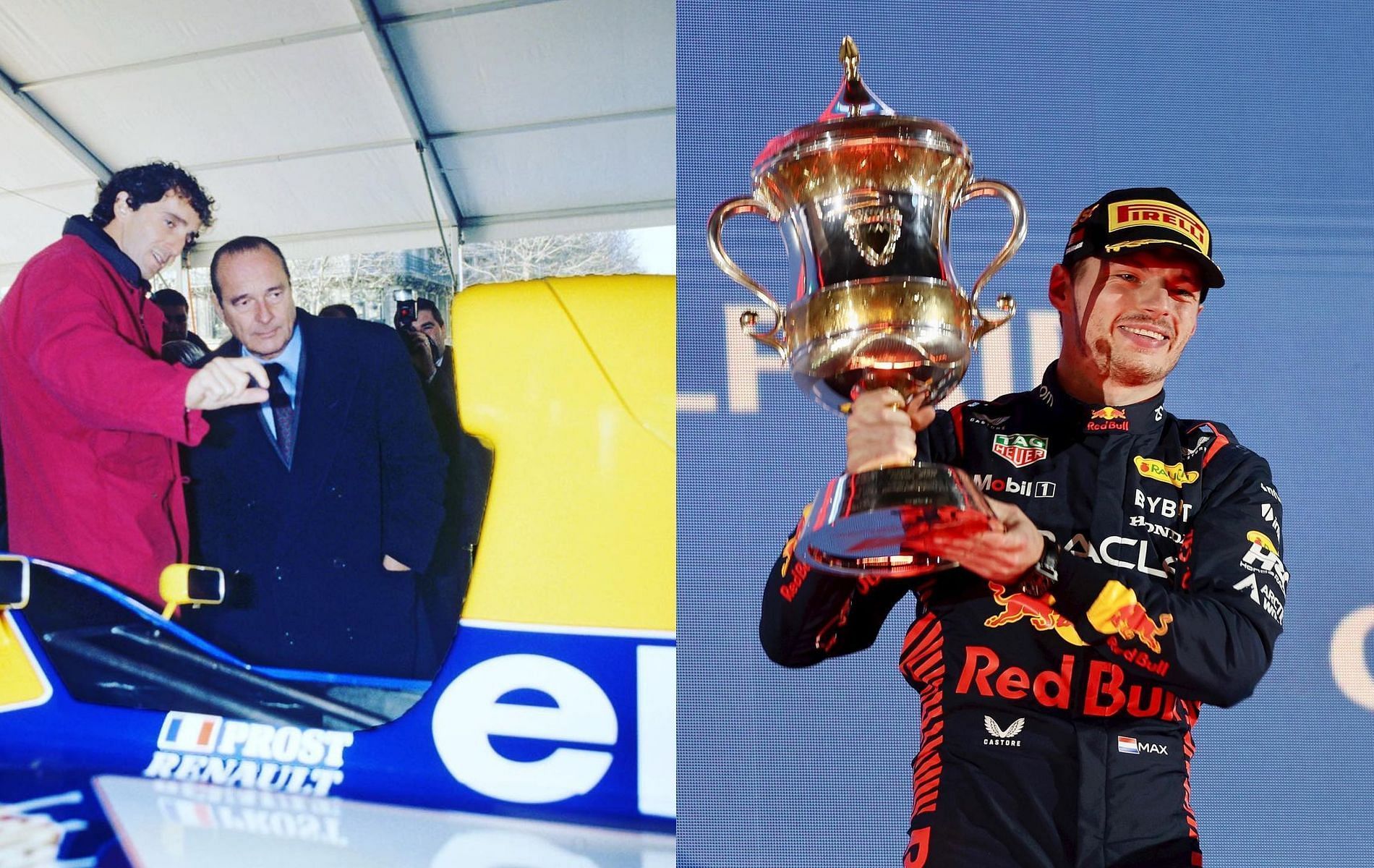 Alain Prost (left) and Max Verstappen (right) (Image courtesy: @a.prost and @maxverstappen1 on Instagram.) 