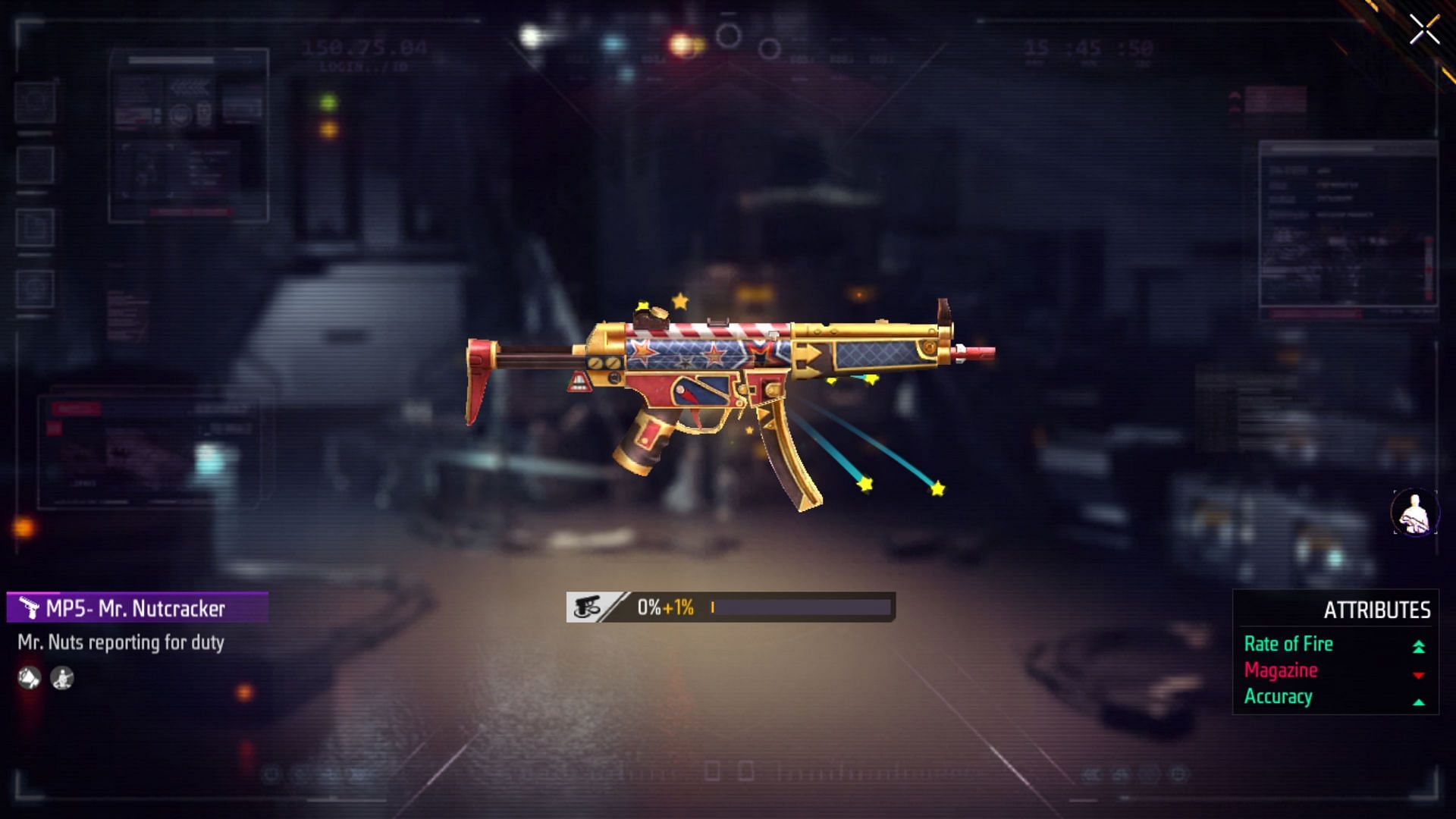 This MP5 skin was released in 2021 (Image via Garena)