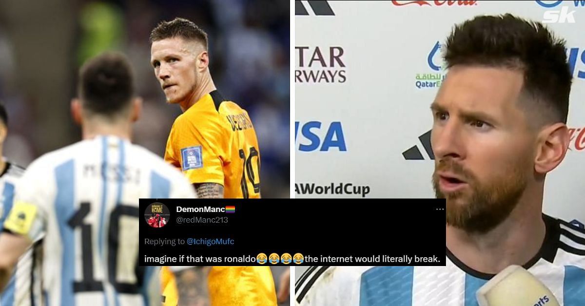 What happened between Wegourst and Messi?