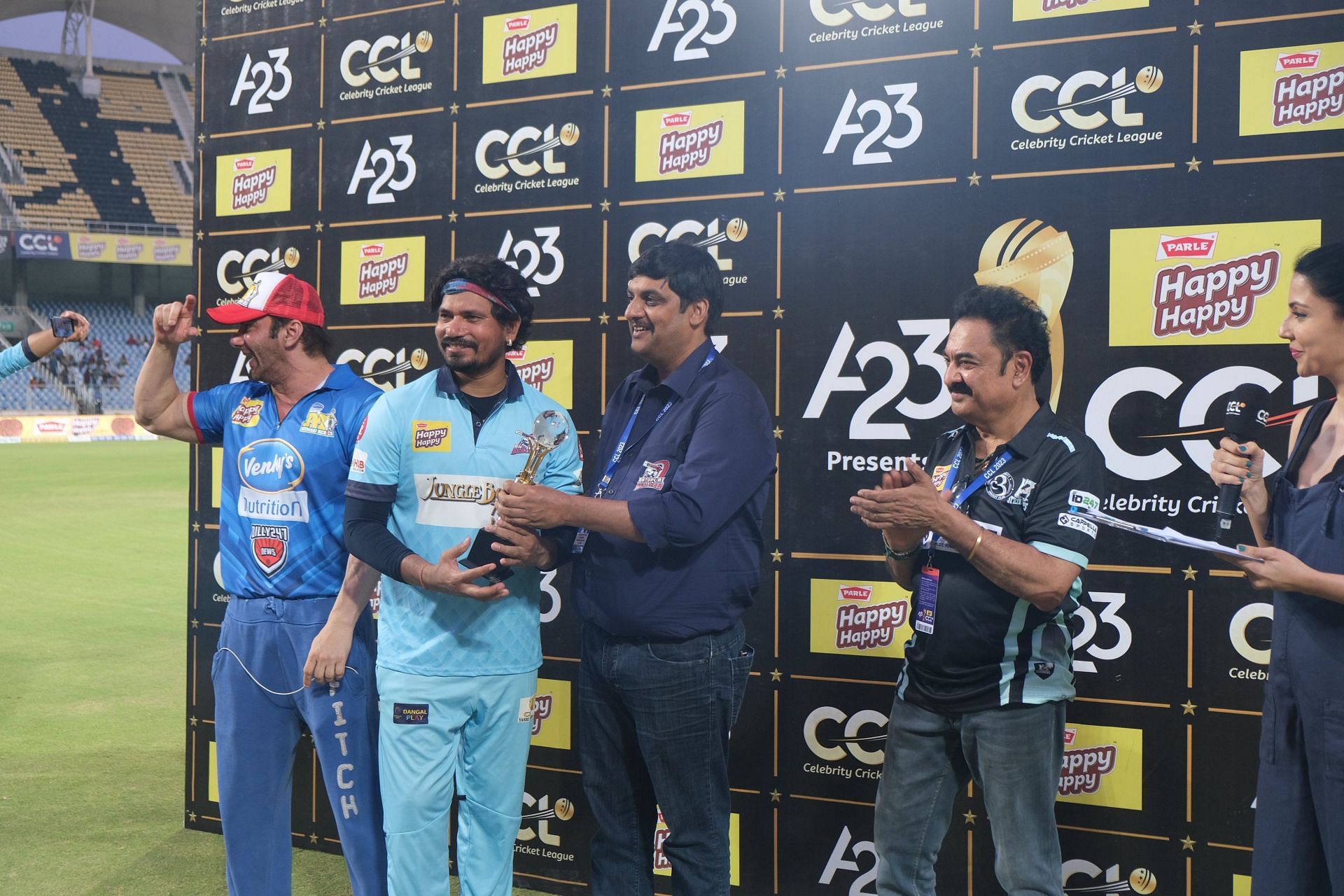 Bhojpuri Dabbangs in CCL 2023. Courtesy: CCL