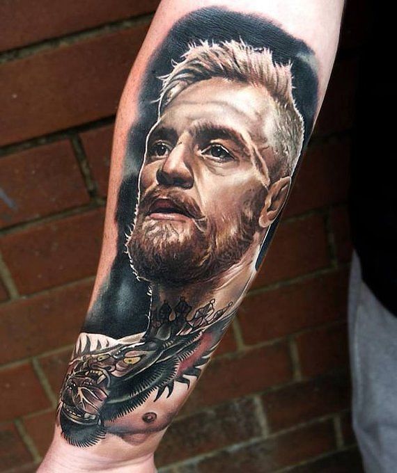 Realistic Thierry Henry portrait tattoo on the - Official