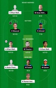 Dream11 Team for Asian All-Stars vs Pakistan Eagles - Mini Asia T10 Challenge 2023.