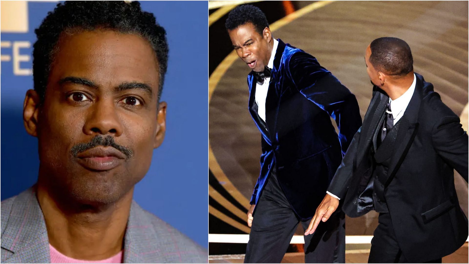 Chris Rock and Will Smith. (Photos via Getty Images)