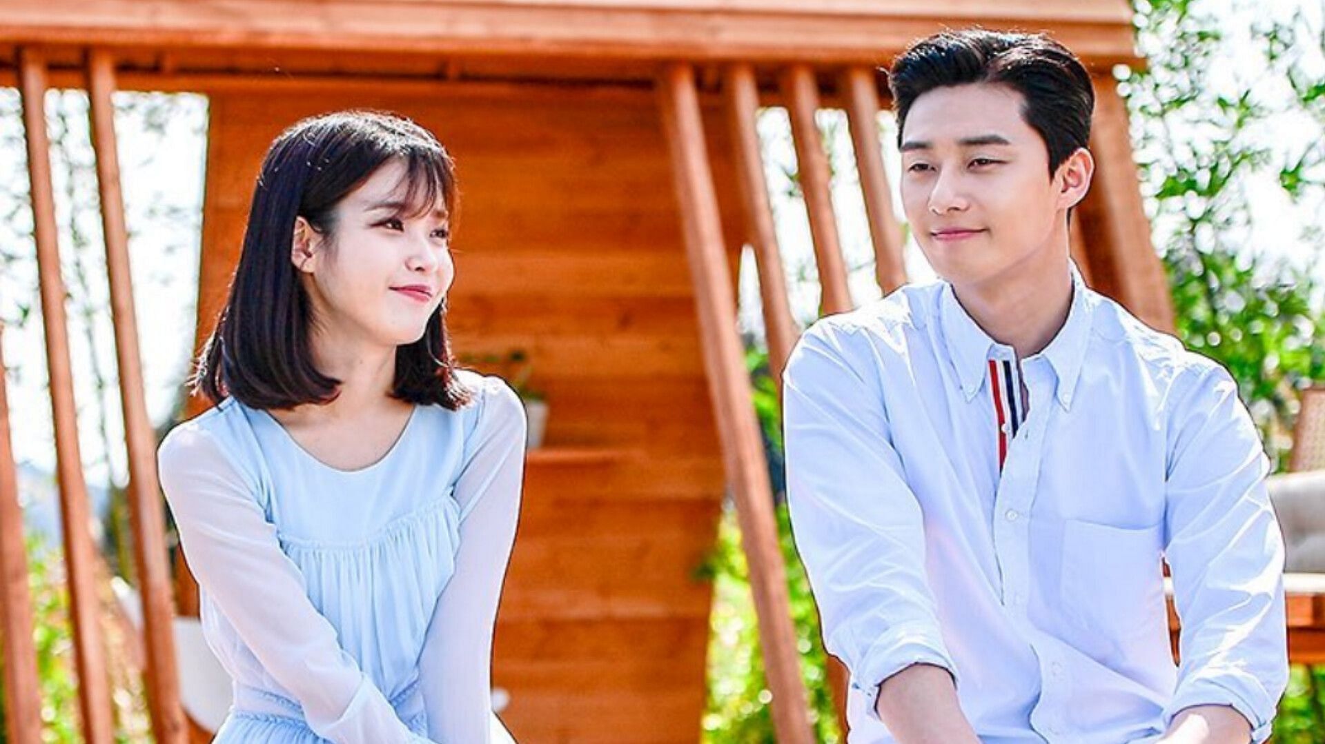 Featuring Park Seo-joon and IU (Image via official.chamisul Instagram)