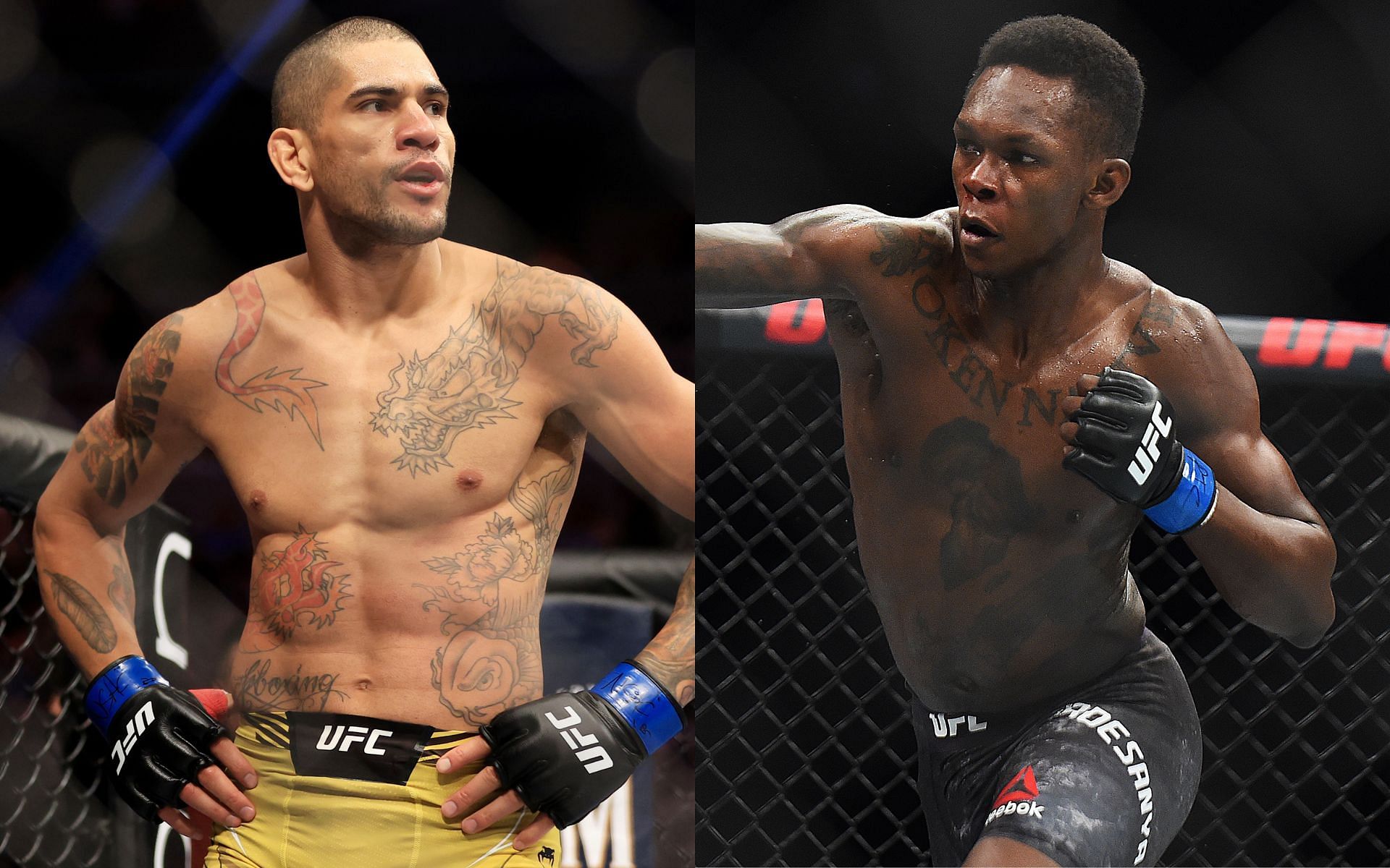 UFC 287 headliners Alex Pereira (Left) and Israel Adesanya (Right)