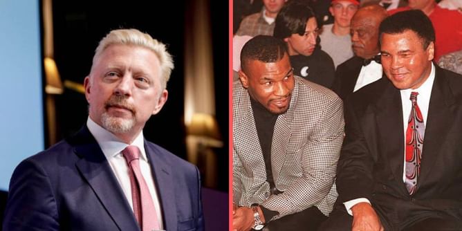 "Wonderful moment of respect" - Boris Becker shares a throwback video of Muhammad Ali saying Mike Tyson could defeat him in his prime