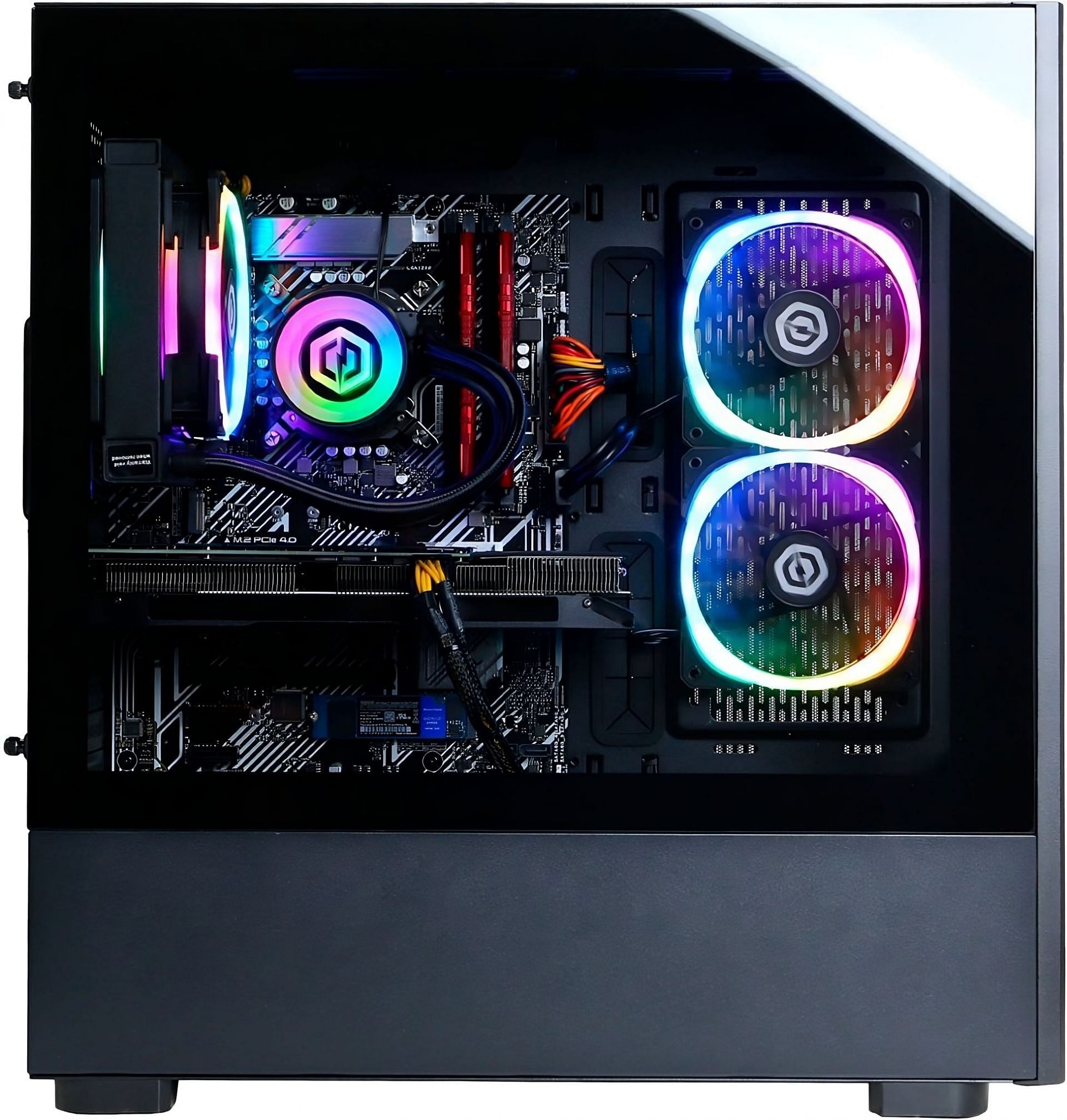 The CyberPowerPC Intel setup (Image via Best Buy)