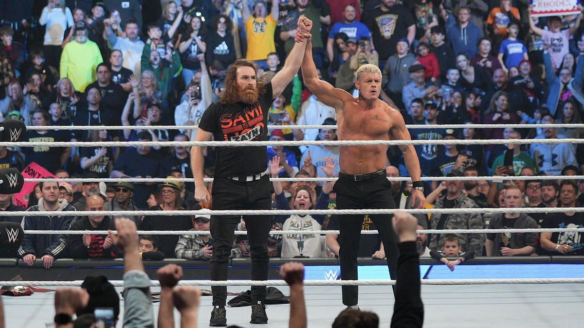 Sami Zayn and Cody Rhodes stood tall to end WWE SmackDown.