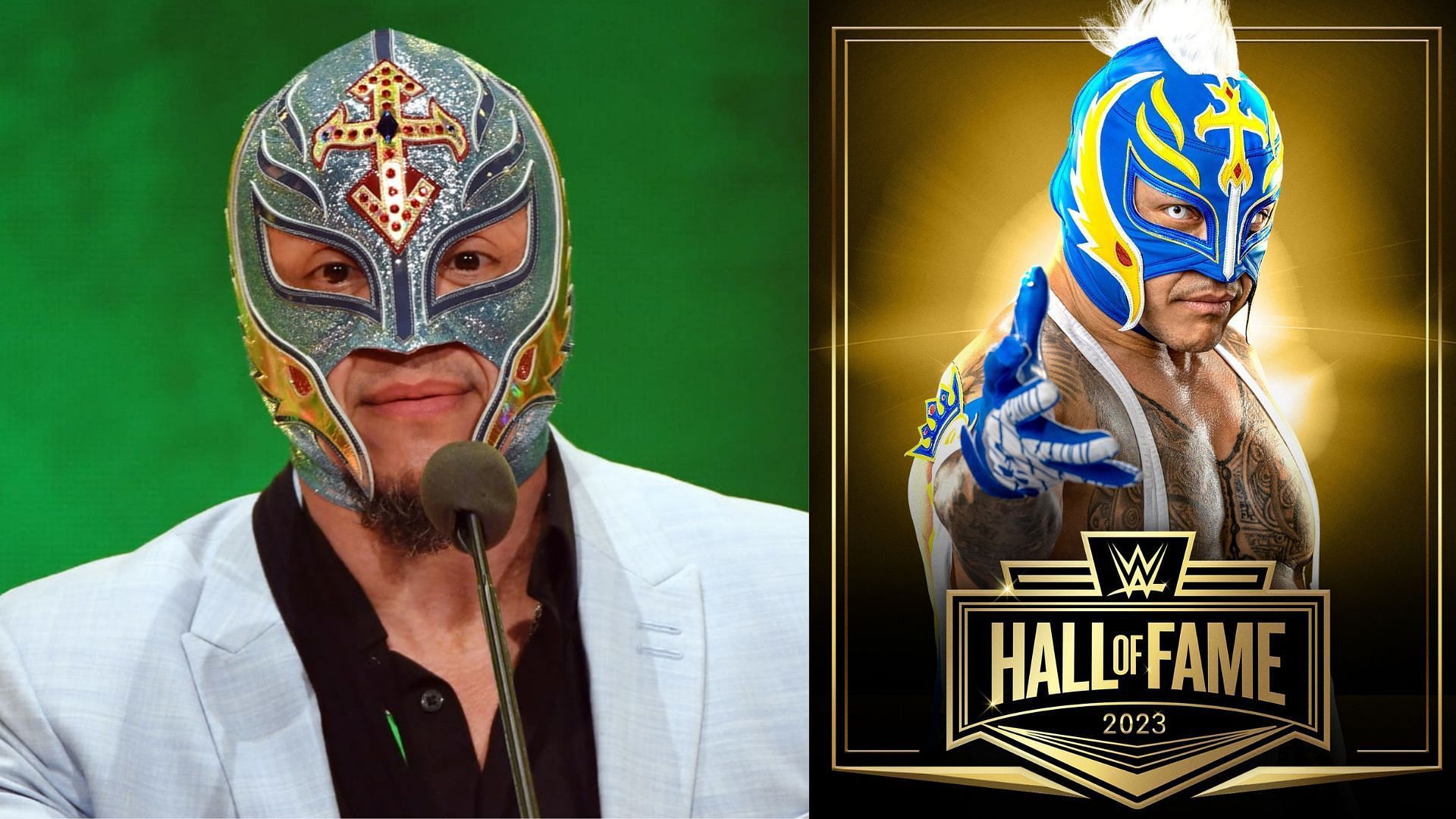 Rey Mysterio will be inducted into the WWE Hall of Fame this year.