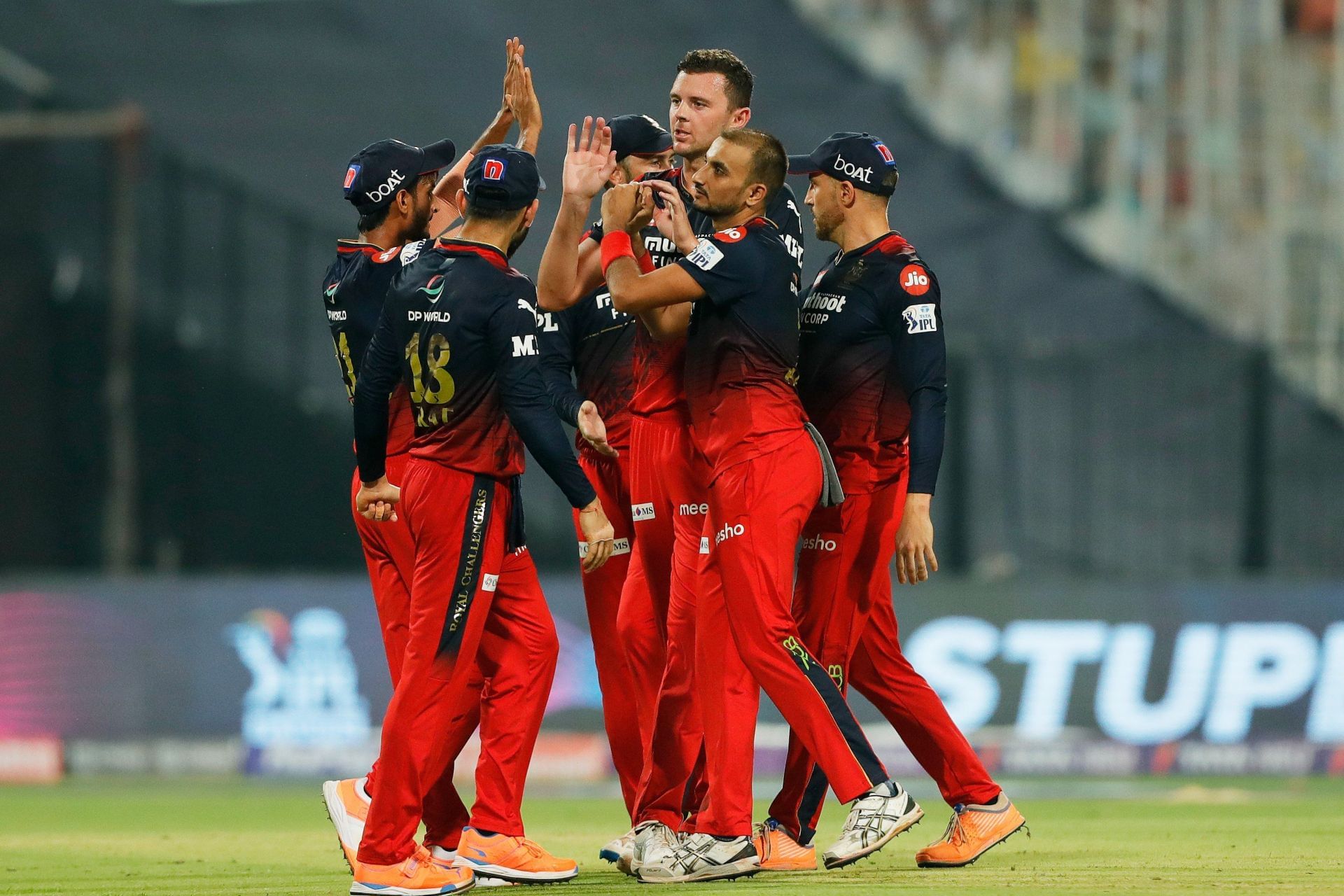 Josh Hazlewood celebrates a wicket. (Credits: Twitter)