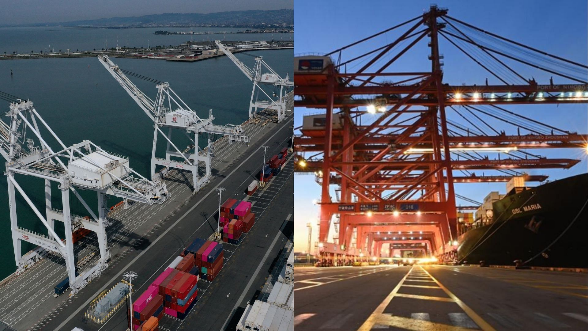U.S. officials make new claims about Chinese cranes at U.S. ports containing spying tools. (Image via Getty Images)