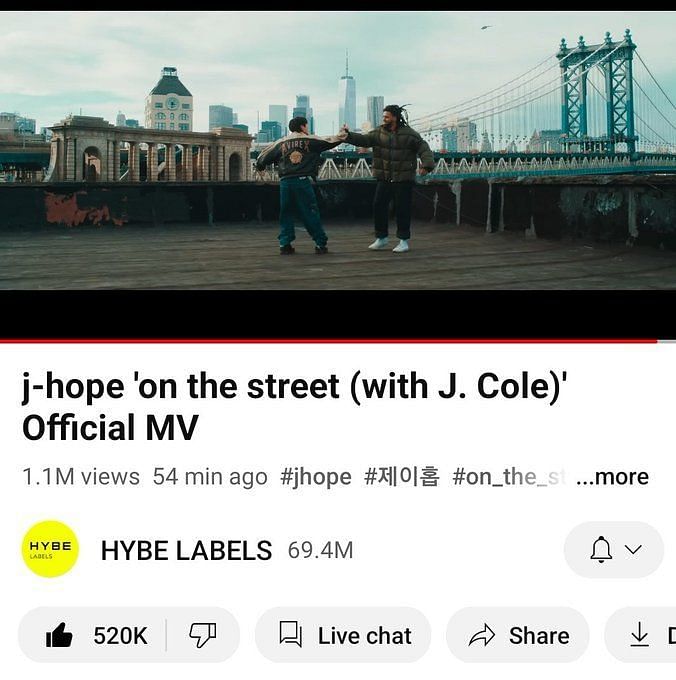 On the street (with J. Cole)/Gallery, BTS Wiki