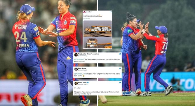 “Perfect tribute to Dane van Niekerk” - Fans erupt as Marizanne Kapp destroys Gujarat Giants with fifer in WPL 2023